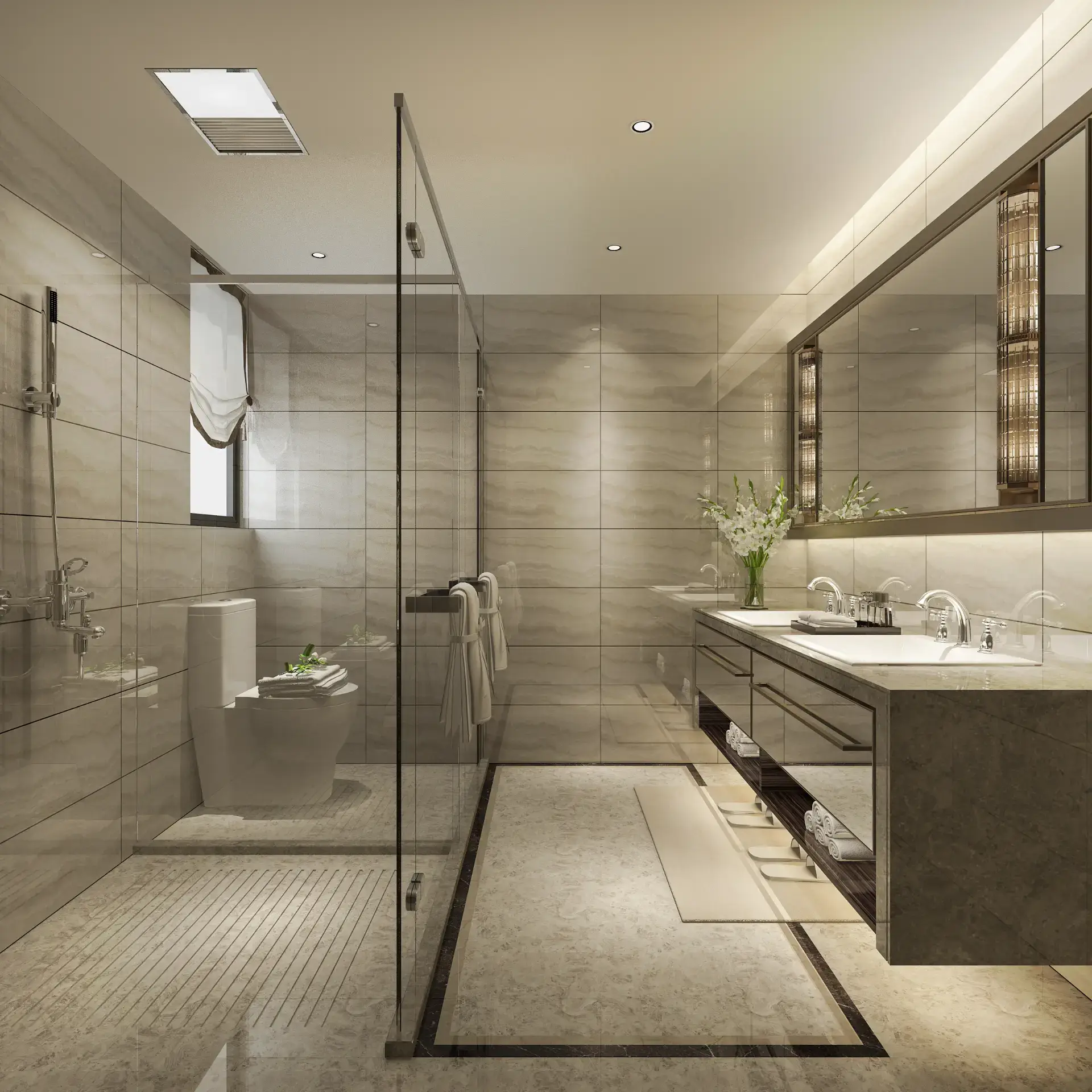 Servicios decoespacios baño elegante